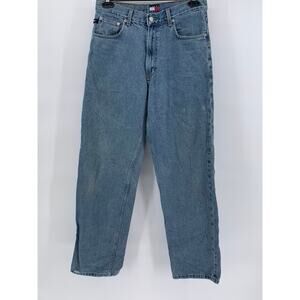 TOMMY HILFIGER Distressed Vintage Relaxed-Leg Jeans SZ 32